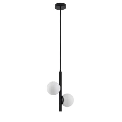 Lucande Emarin hanglamp glazen bollen 2-lamps