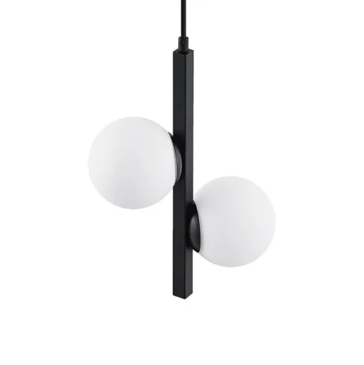 Lucande Emarin hanglamp glazen bollen 2-lamps