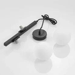 Lucande Emarin hanglamp glazen bollen 2-lamps