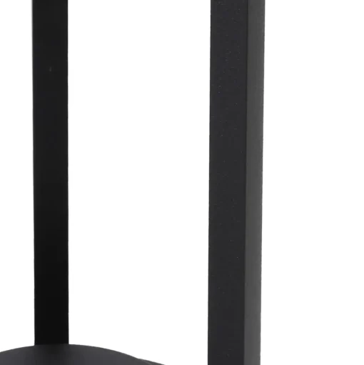 Lucande Evelis LED tuinpadverlichting, zwart, aluminium, sensor