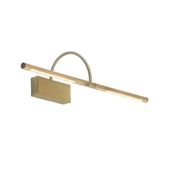 Lucande Fehmke LED schilderijlamp, messing antiek