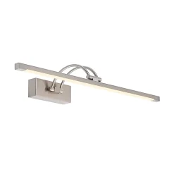 Lucande Felena LED schilderijlamp, nikkel satijn