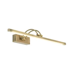 Lucande Felena LED schilderijlamp, messing antiek