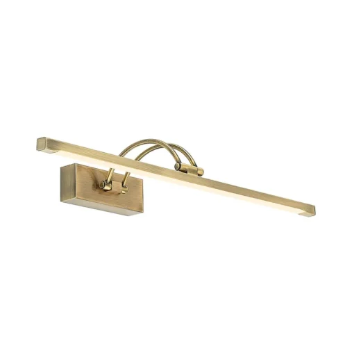 Lucande Felena LED schilderijlamp, messing antiek