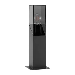 Lucande Fiola sokkellamp, 40 cm, antraciet, IP54
