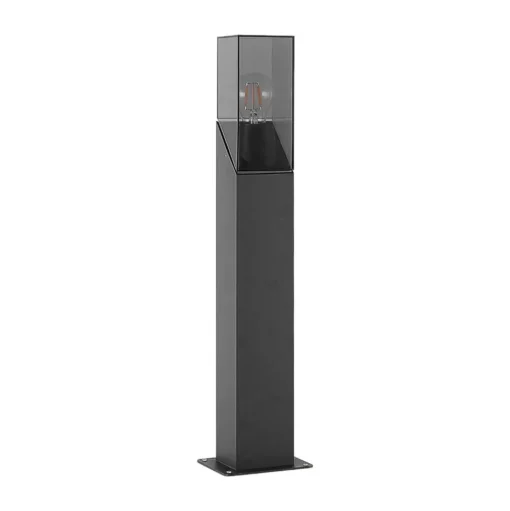Lucande Fiola sokkellamp, 60 cm, antraciet, IP54