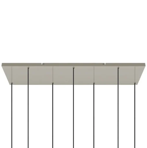 Lucande hanglamp Narion, 7-lamps, kleurrijk, metaal, GU10