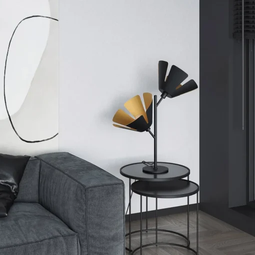 Lucande Jemmily tafellamp, 2-lamps