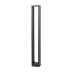 Lucande Jupp LED tuinpadverlichting, 60 cm, antraciet, metaal, IP54