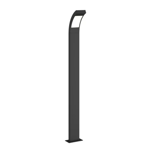 Lucande Juvia LED tuinpadverlichting, 100cm, antraciet, metaal, IP54