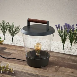Lucande Larkyn tafellamp, buitendecoratie