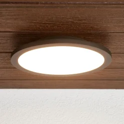 Lucande LED buiten plafondlamp Malena, bewegingsmelder, IP65