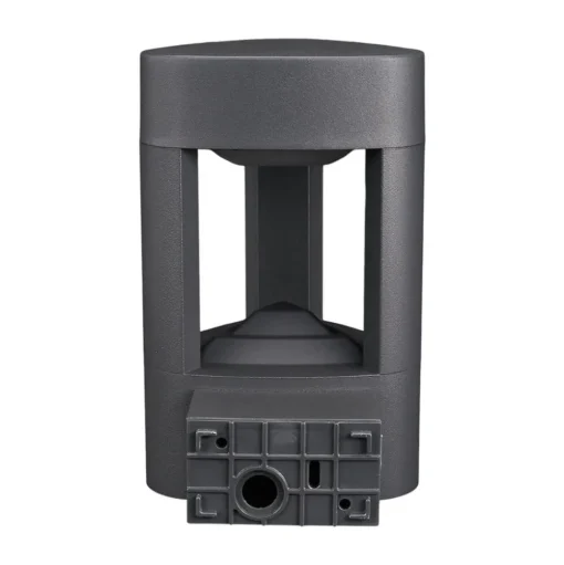 Lucande LED buiten wandlamp Pirron, driehoekig, metaal, IP54