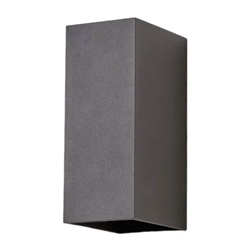 Lucande LED buiten wandlamp Mikka, 17 cm, antraciet, 2-lamps.