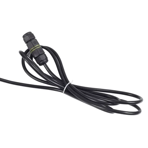 Lucande LED buitenlamp Filor, zwart, aluminium, 250 cm