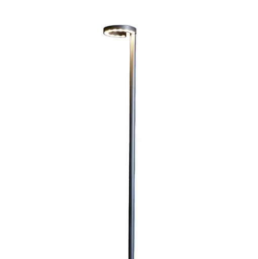 Lucande LED buitenlamp Jannis, antraciet, metaal, 200cm