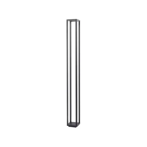 Lucande LED buitenlamp Thorvid, hoogte 180 cm, zwart