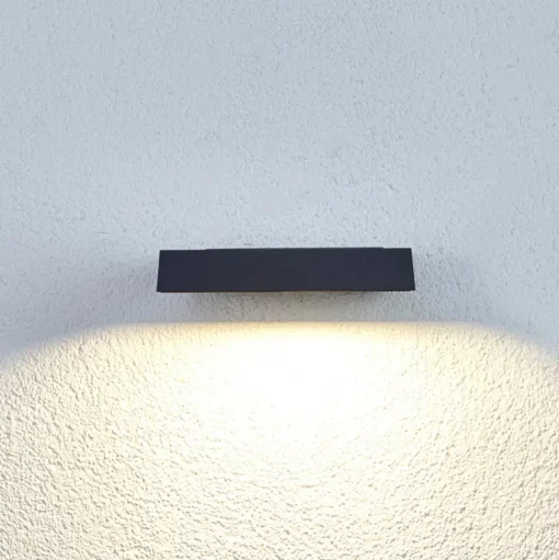 Lucande LED buitenspot Maica, antraciet, draaibaar, IP65