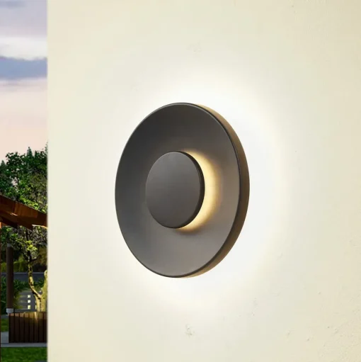 Lucande LED buitenwandlamp Kayana, zwart, aluminium, 24 cm