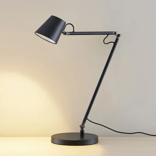 Lucande LED bureaulamp Tarris, hoogte 46 cm, zwart