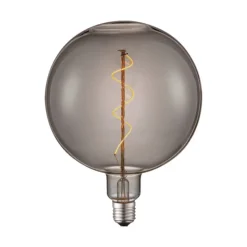 Lucande LED globe E27 Ø 18cm 4W 1800K smoke