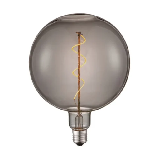 Lucande LED globe E27 Ø 18cm 4W 1800K smoke