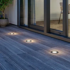 Lucande LED grondspot inbouwlamp Ava, Ø 12 cm, rond, IP67