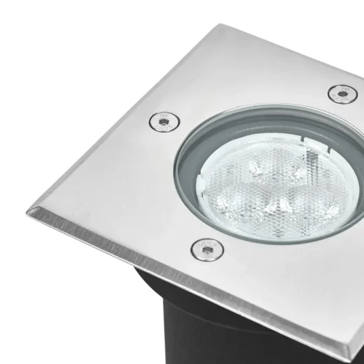Lucande LED grondspot inbouwlamp Ava, 12 cm x 12 cm, IP67