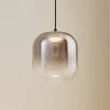 Lucande LED hanglamp Avelina, Ø 14cm , 1-lamp. zwart