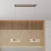 Lucande LED hanglamp Lyani, 85 cm, 2-lamps, chroom, dimbaar