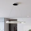 Lucande LED hanglamp Lyani, 80 cm, chroom, dimbaar