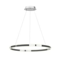 Lucande LED hanglamp Lyani, 80 cm, chroom, dimbaar
