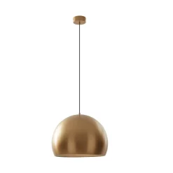 Lucande LED hanglamp Lythara, goud, Ø 50 cm, aluminium