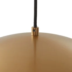 Lucande LED hanglamp Lythara, goud, Ø 50 cm, aluminium