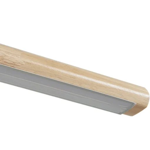 Lucande LED hanglamp Maruta, hout, balk, 120 cm, 3000K