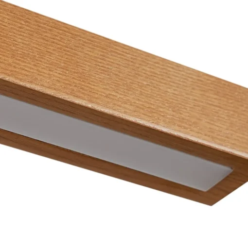 Lucande LED hanglamp Nihalo, hout, 12 cm, dimbaar, CCT