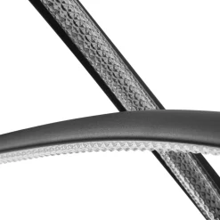 Lucande LED hanglamp Rodado, zwart, 110 cm, aluminium