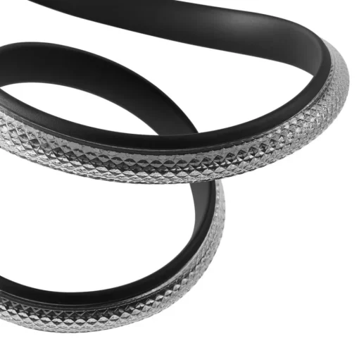 Lucande LED hanglamp Rodado, zwart, 110 cm, aluminium