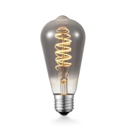 Lucande LED lamp E27 ST64 4W rook 1.800 K dimbaar