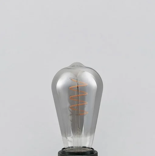 Lucande LED lamp E27 ST64 4W rook 1.800 K dimbaar