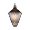 Lucande LED lamp E27 4W Ø15cm 1800K smoke