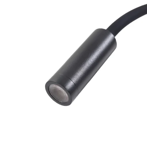 Lucande LED leeslamp Hetti, zwart, metaal, 14 cm hoog
