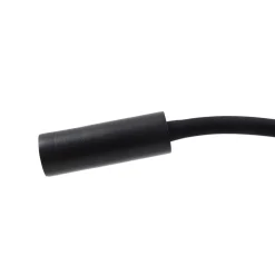 Lucande LED leeslamp Hetti, zwart, metaal, 14 cm hoog