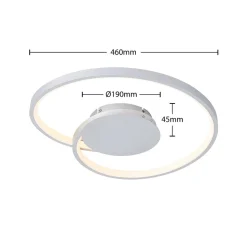 Lucande LED plafondlamp Enesa, Ø 46 cm, 2.700 K, dimbaar