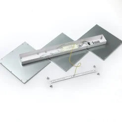 Lucande LED plafondlamp Ilira, 3-lamps, zilver, CCT, dimbaar