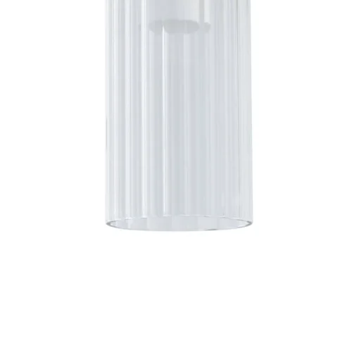 Lucande LED plafondlamp Korvitha, 5-lamps, grijs, glas