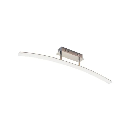 Lucande LED plafondlamp Lorian, 99 cm, chroom, metaal