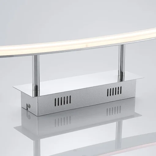 Lucande LED plafondlamp Lorian, 99 cm, chroom, metaal