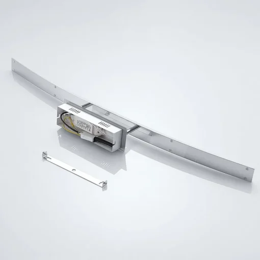 Lucande LED plafondlamp Lorian, 99 cm, chroom, metaal