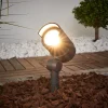 Lucande LED prikspot Beatrix, antraciet, aluminium, 45,7cm